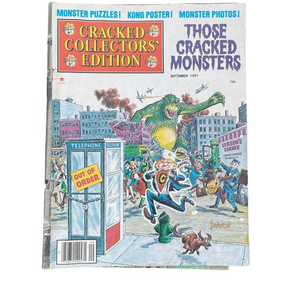 Vintage 1981 Those CRACKED Monsters Special Collectible Comedy Satire Comic Book - Picture 1 of 2